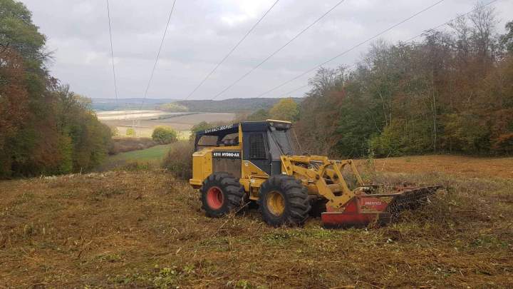 Travaux débroussaillage mécanisé Lironville